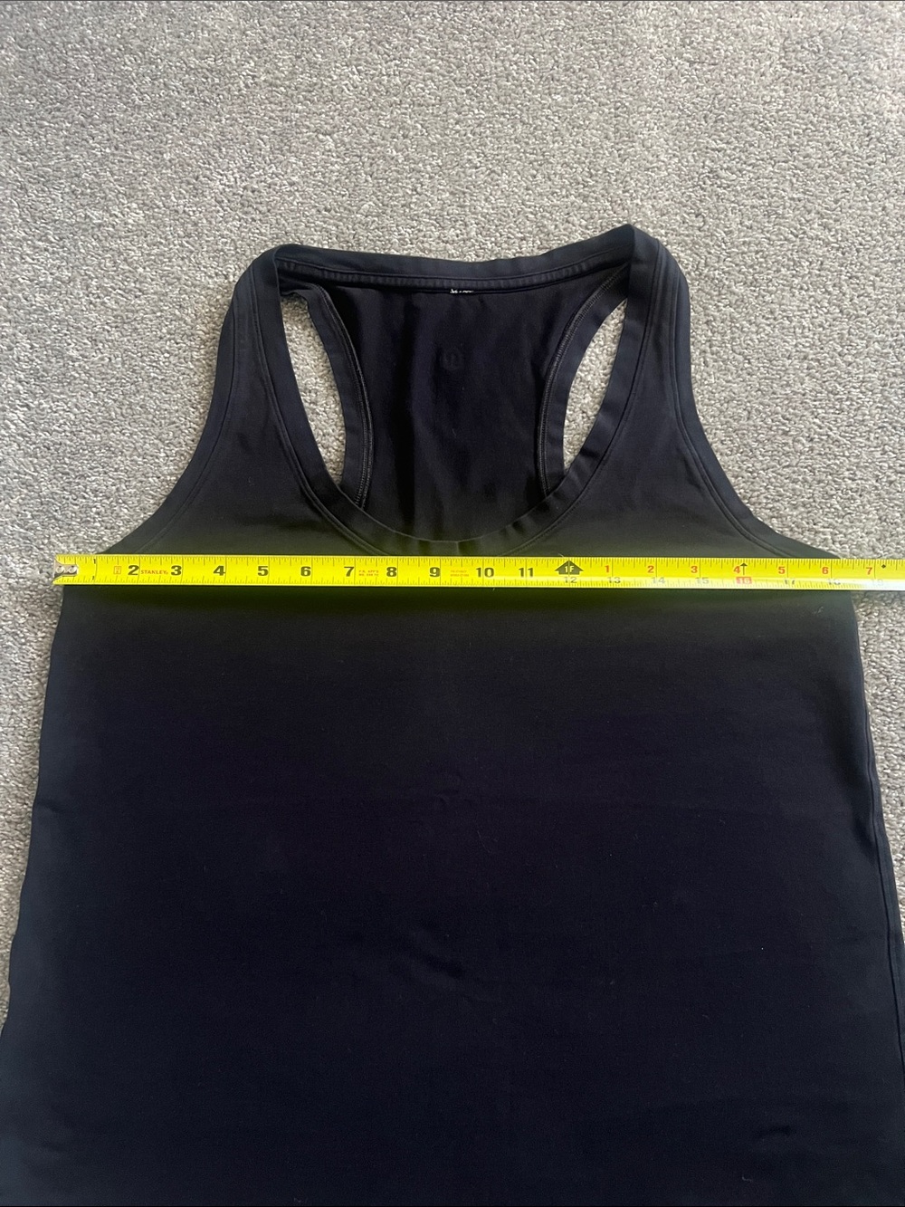 Lululemon Black Racerback Tank Top - Picture 6 of 6